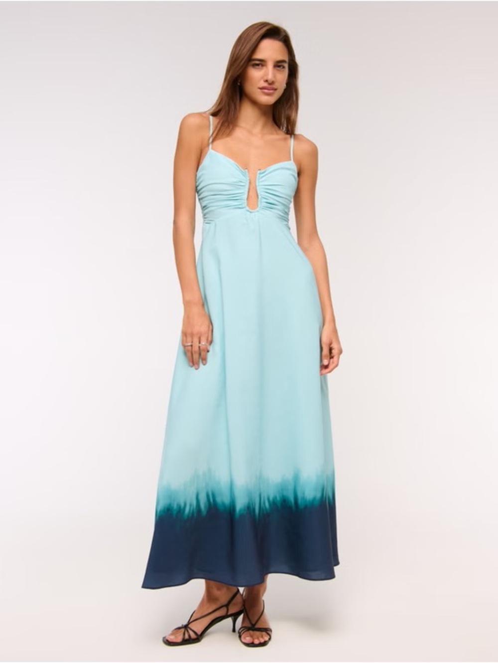 NWT Abercrombie Bra-Free Hardware Maxi Dress